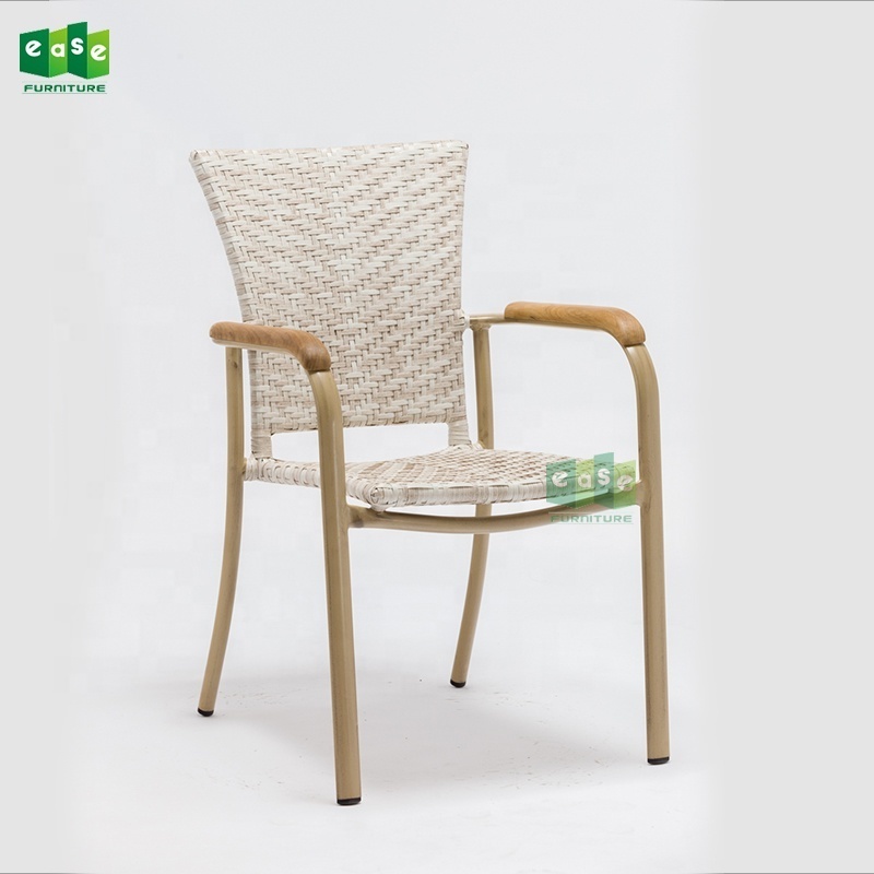 (E7010) Outdoor garden wicker cane wicker rattan chair indoor dining furniture