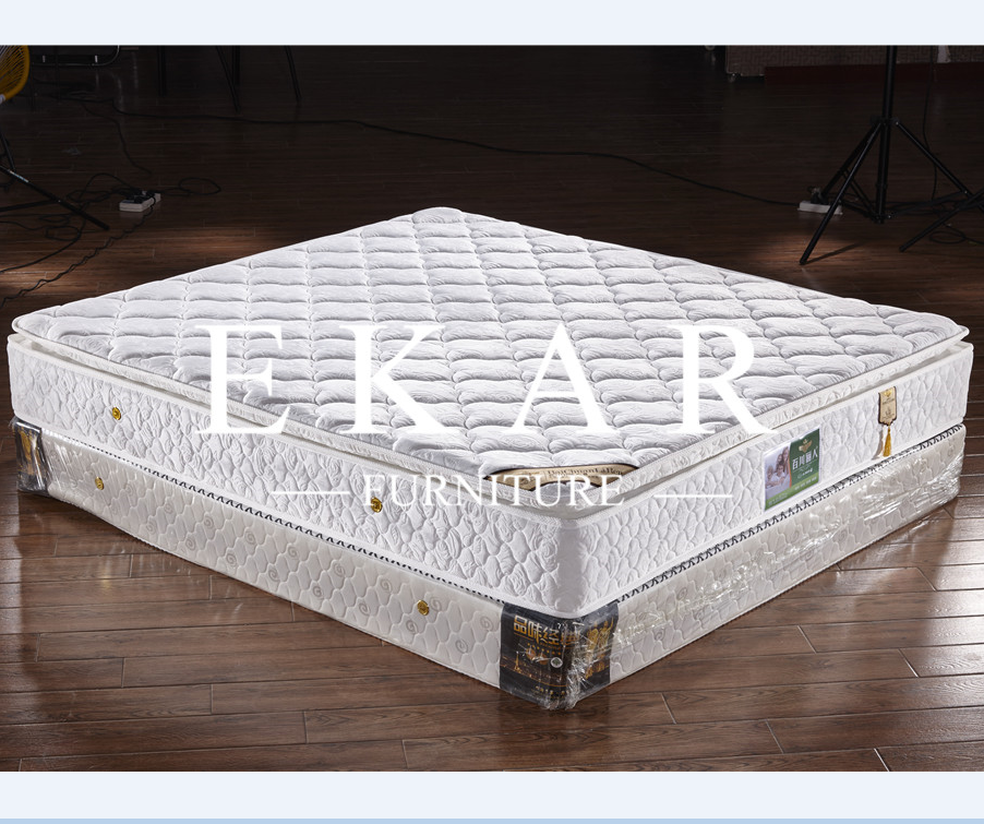 Full Size Quality Upholstered Coconut Fiber Latex Inner Spring Mattress High End Customizable King Size Bed Mattress