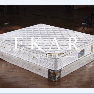 Full Size Quality Upholstered Coconut Fiber Latex Inner Spring Mattress High End Customizable King Size Bed Mattress