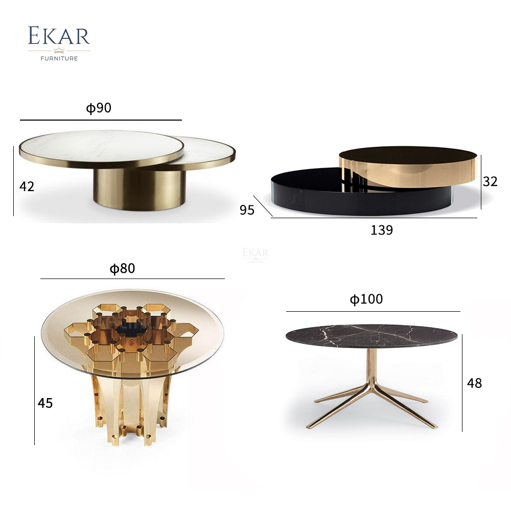 New design Modern Round Nesting Coffee Table Perspex Coffee Table Modern Sofa Set Designs glass coffe table