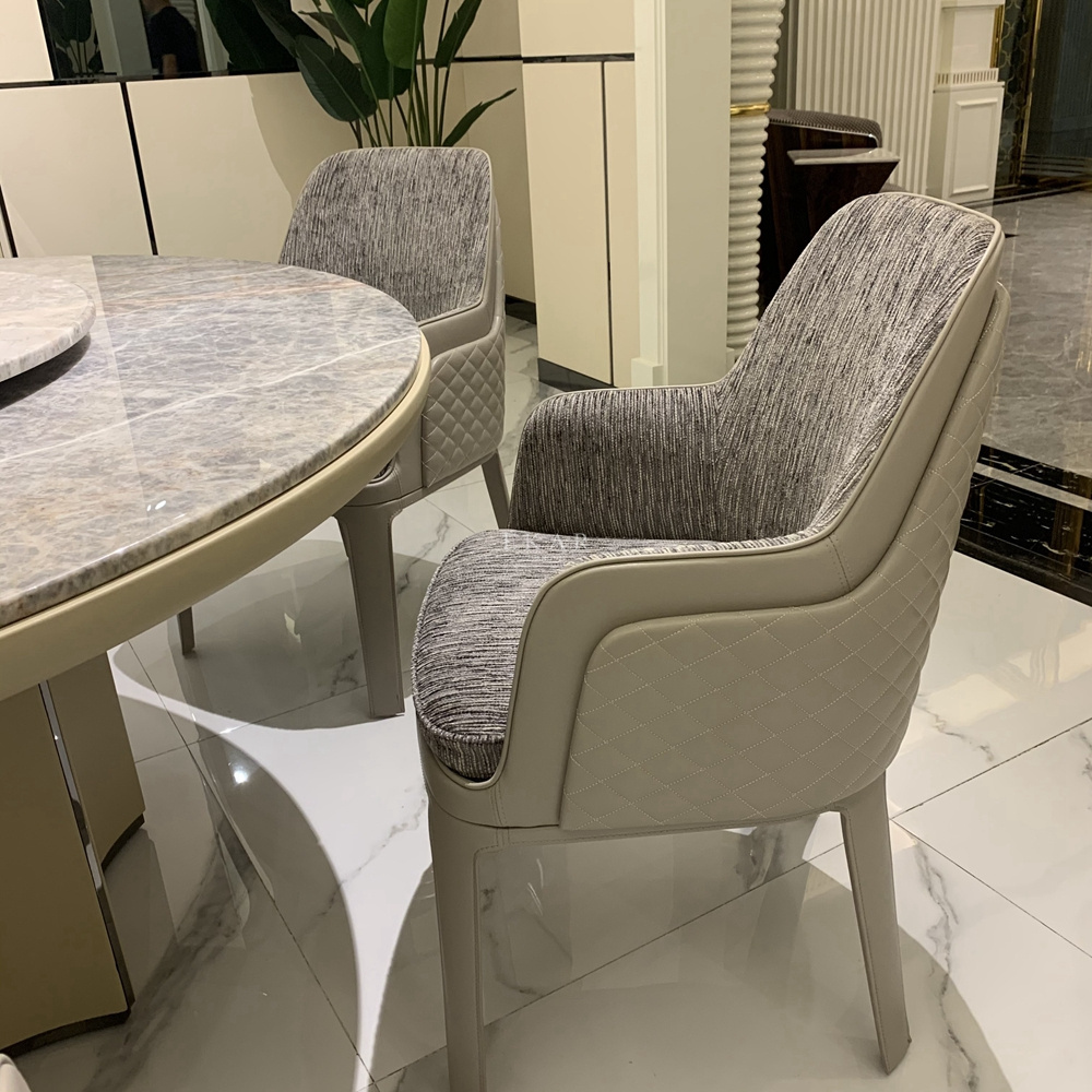 Marble And Chair Set Modern White Top Chinese Full Solid Wood 14 Seater Italian Light Round A Luxury Dining Table