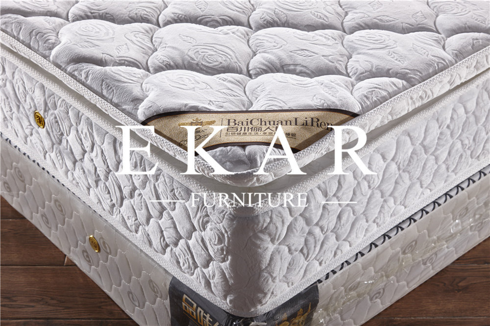 Full Size Quality Upholstered Coconut Fiber Latex Inner Spring Mattress High End Customizable King Size Bed Mattress