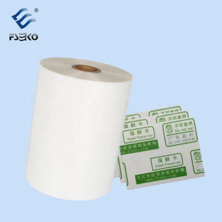 EKO Pre-Glued BOPP Film For Paper Laminating Thermal Lamination Film Manufacturers thermal film lamin For Food Preservation Card