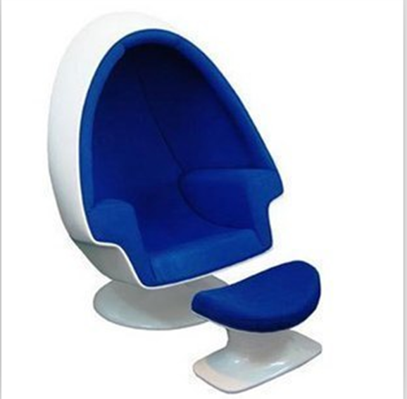 Classic lounge leisure fiberglass home furniture West Mod aviator stereo Alpha Mod Pod Relax Chair with Speaker