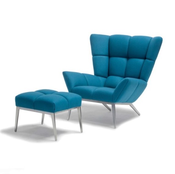 Simple Casual Modern Design Fabric Designer Armchair Cozy Club metal lounge JEFF Tuulla Chair