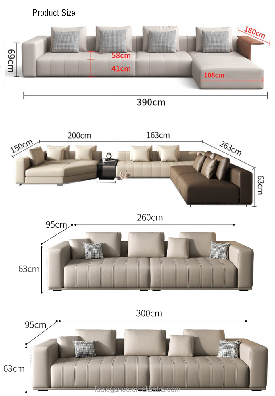 Nice corner leather living room sofas 100% leather l shaped sofa 5 seater royal italian classic german sofas