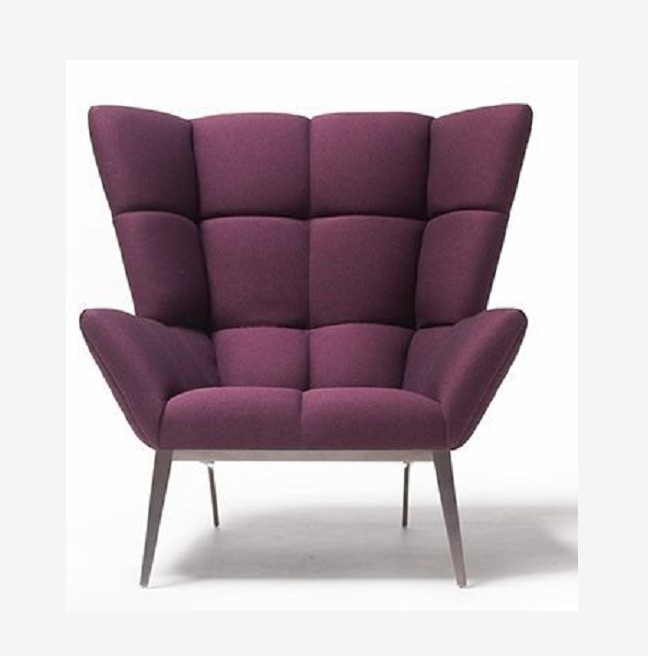 Simple Casual Modern Design Fabric Designer Armchair Cozy Club metal lounge JEFF Tuulla Chair