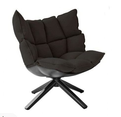 Luxurious leather black modern back lounge adjustable nordic new york reclining sofa armchair footrest chair