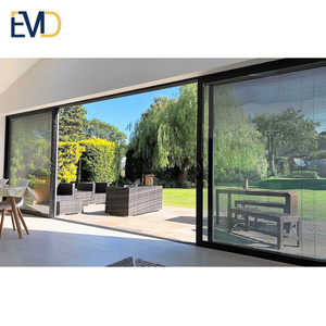 Customized high quality villa outdoor aluminium frame patio sliding door system