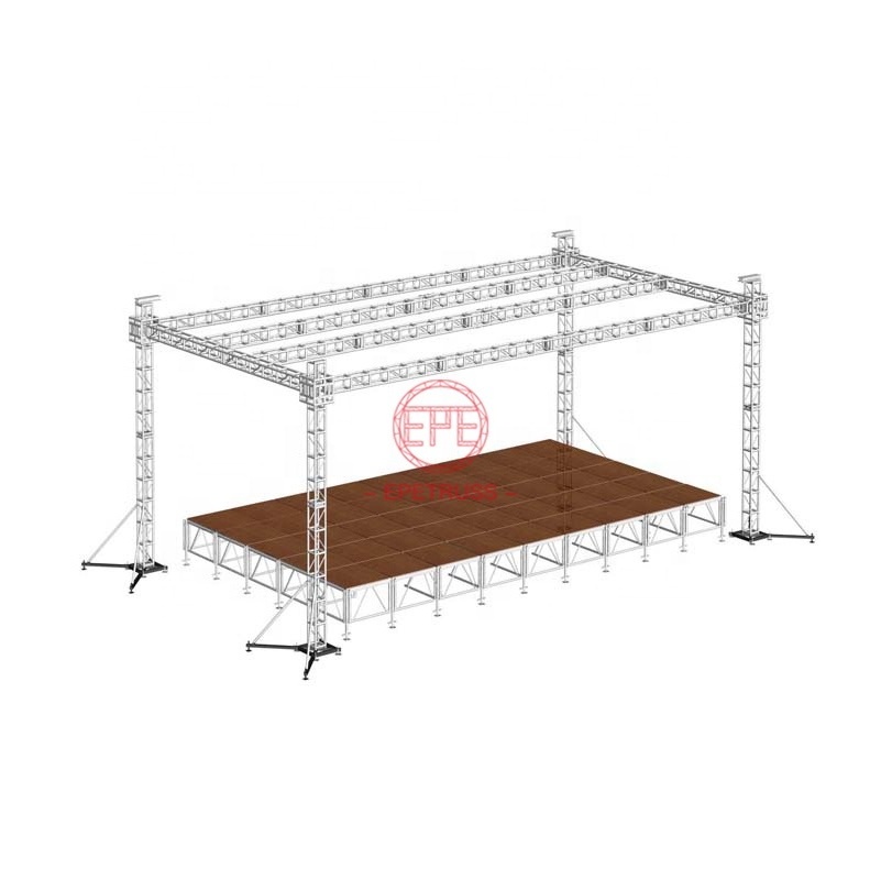 Outdoor Stage Spigot Aluminum Folding DJ Booth Truss Display Trussing Lift Tower