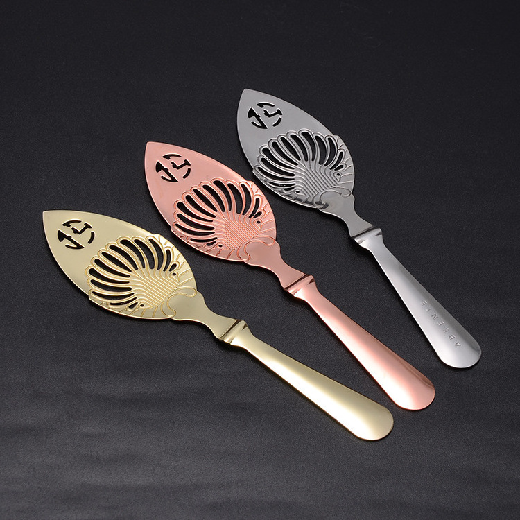 FSE  Absinthe Spoon Customized Bar Strainer Stainless Steel Cocktail Strainer