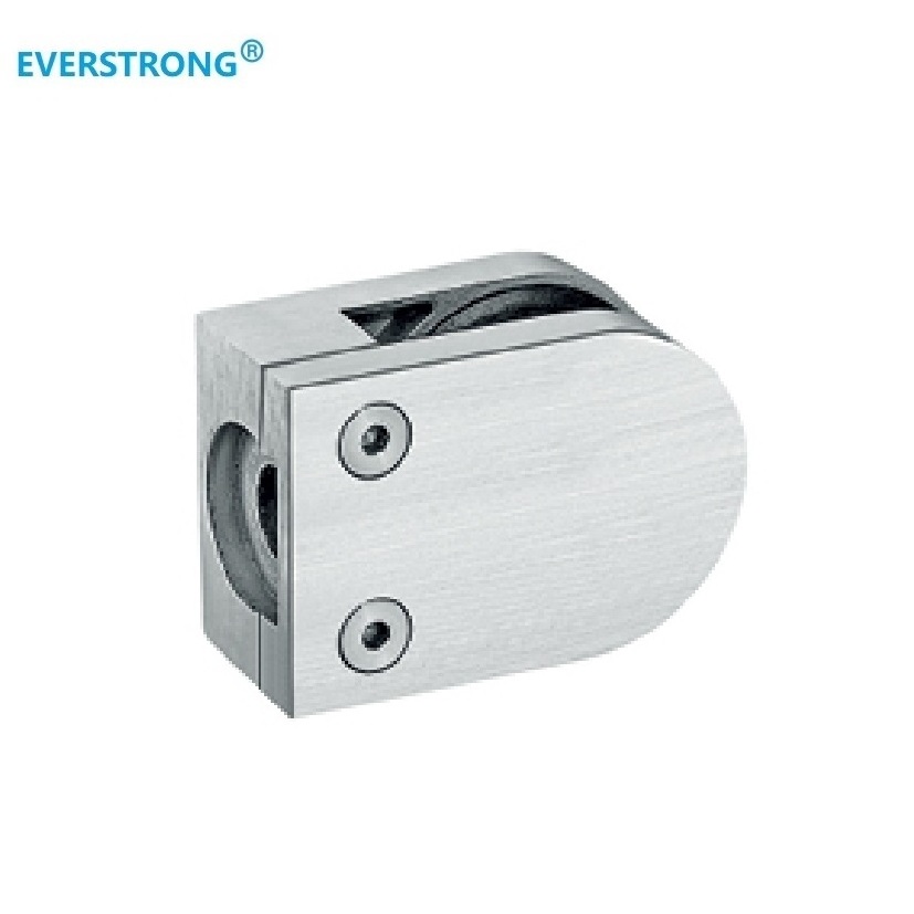 Everstrong stainless steel glass railing clamp of  balustrade and  handrail  fittings T014 glass accessories