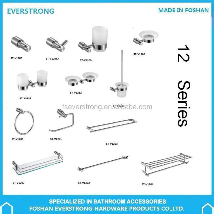 Everstrong stainless steel ST-V1212 double soap wall mounted dish soap holder  soap shelf bathroom accessories