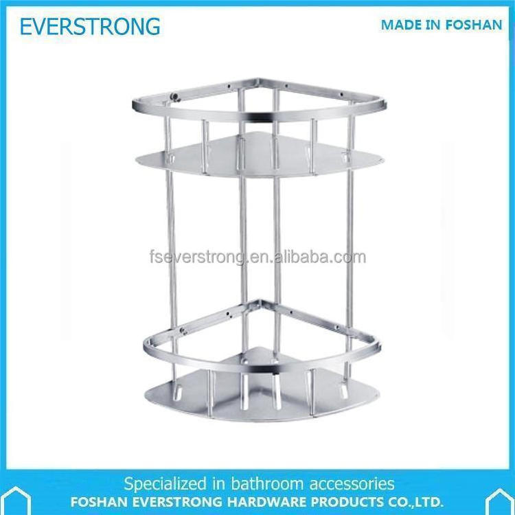 Everstrong double tier stainless steel bathroom shelf ST-V1027D bathroom or kitchen storage rack