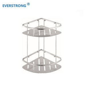 Everstrong double tier stainless steel bathroom shelf ST-V1027D bathroom or kitchen storage rack