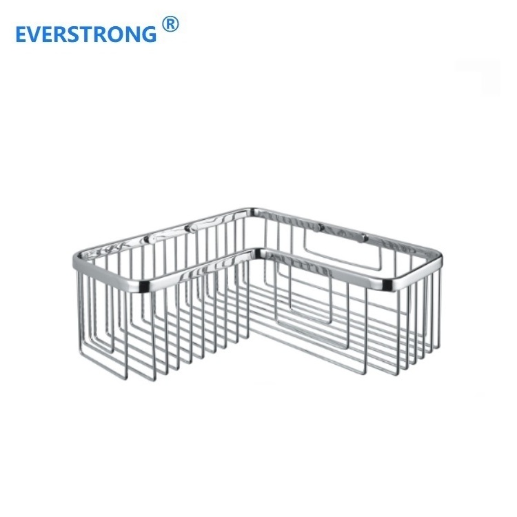 Shower Basket or Bathroom Shelf Everstrong V4114 Stainless Steel Graphic Design Modern Corner Shower Caddy 5 Pack Single Tier