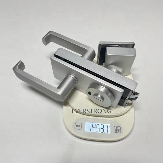 Center aluminum  washroom door lock G051D  commercial bathroom glass door lock with indicator similar  to dorma