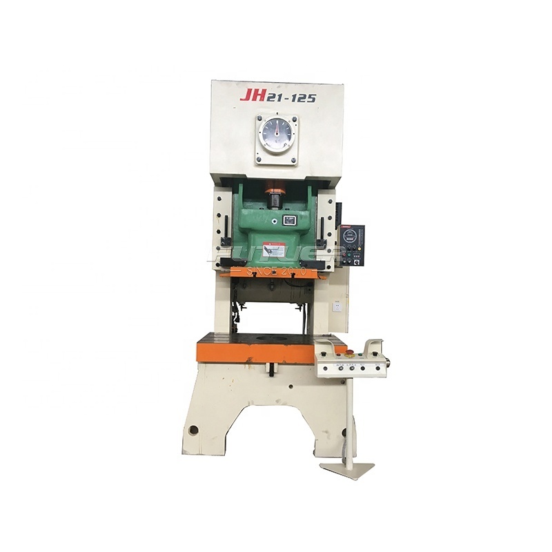 JH21 -125 open front fixed bed forging press with dry clutch and hydraulic overload protector