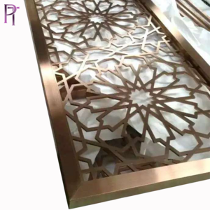 Pool interior metal floor to ceiling garden fireplace balcony and living room privacy partition wall room dividers screens