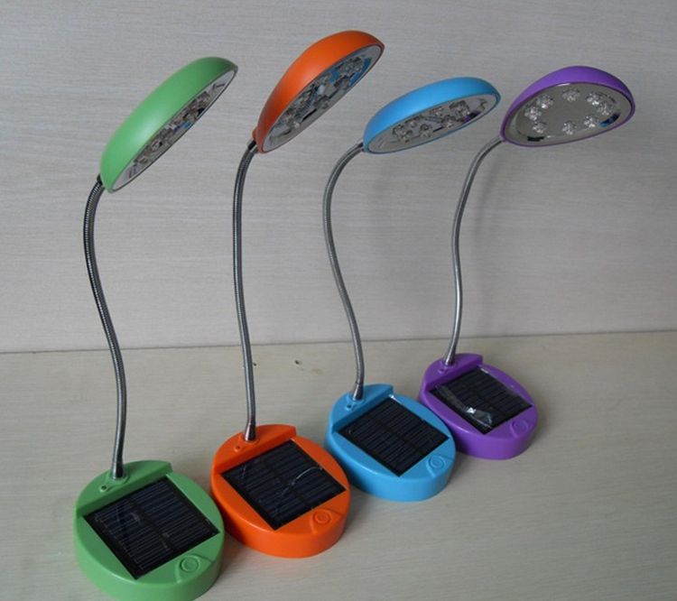 Solar Powered LED Reading Desk Lamp