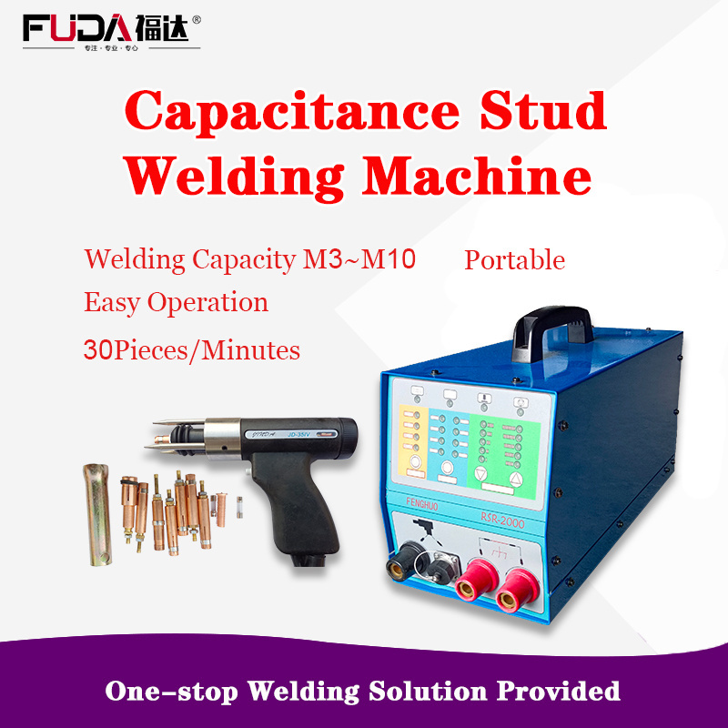 Bolt welder RSR drawn arc CD capacitor discharge shear stud welding machine with gun