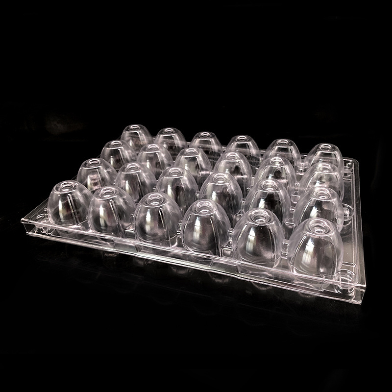 Supply thickened quail egg transparent plastic disposable packaging box