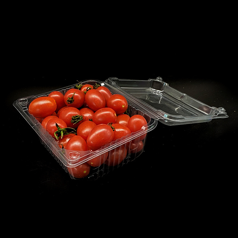 Eco-friendly Plastic Clear Strawberry Packing Box Clamshell Fruit and Vegetable Packaging Blister box