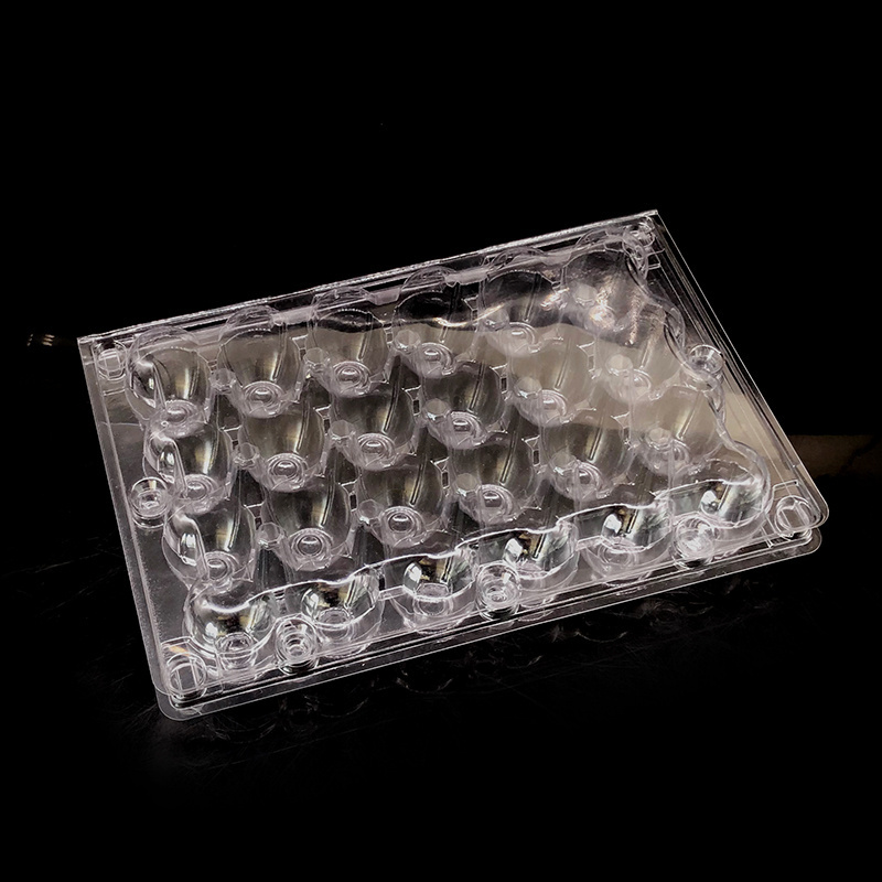 Supply thickened quail egg transparent plastic disposable packaging box