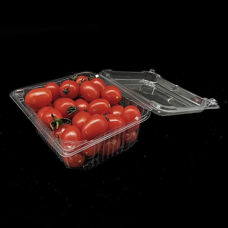 Eco-friendly Plastic Clear Strawberry Packing Box Clamshell Fruit and Vegetable Packaging Blister box