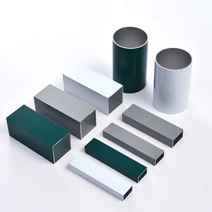 Customized Aluminum Pipe Square Tube Rectangular Aluminum Extrusion Profile with anodize surface Aluminum Square Tube