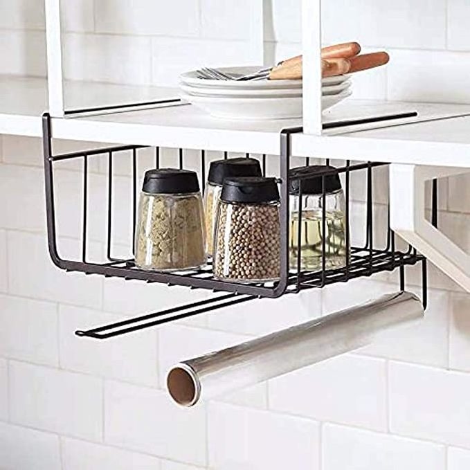 Organizer for Bathroom Kitchen 2-Tier Pull Out Cabinet Organizer Kitchen Drawer Organizer