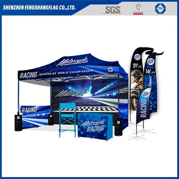 Custom logo trade show tent 10x10ft Pop up canopy trade show display tent outdoor popup tent