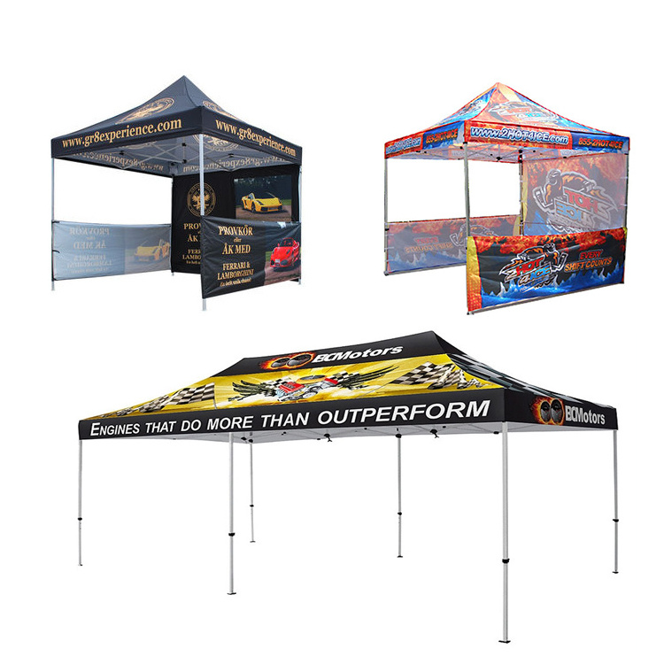 3x3 Custom Design Folding Tent  Market Promotional Gazebo Canopy Trade Show Tents