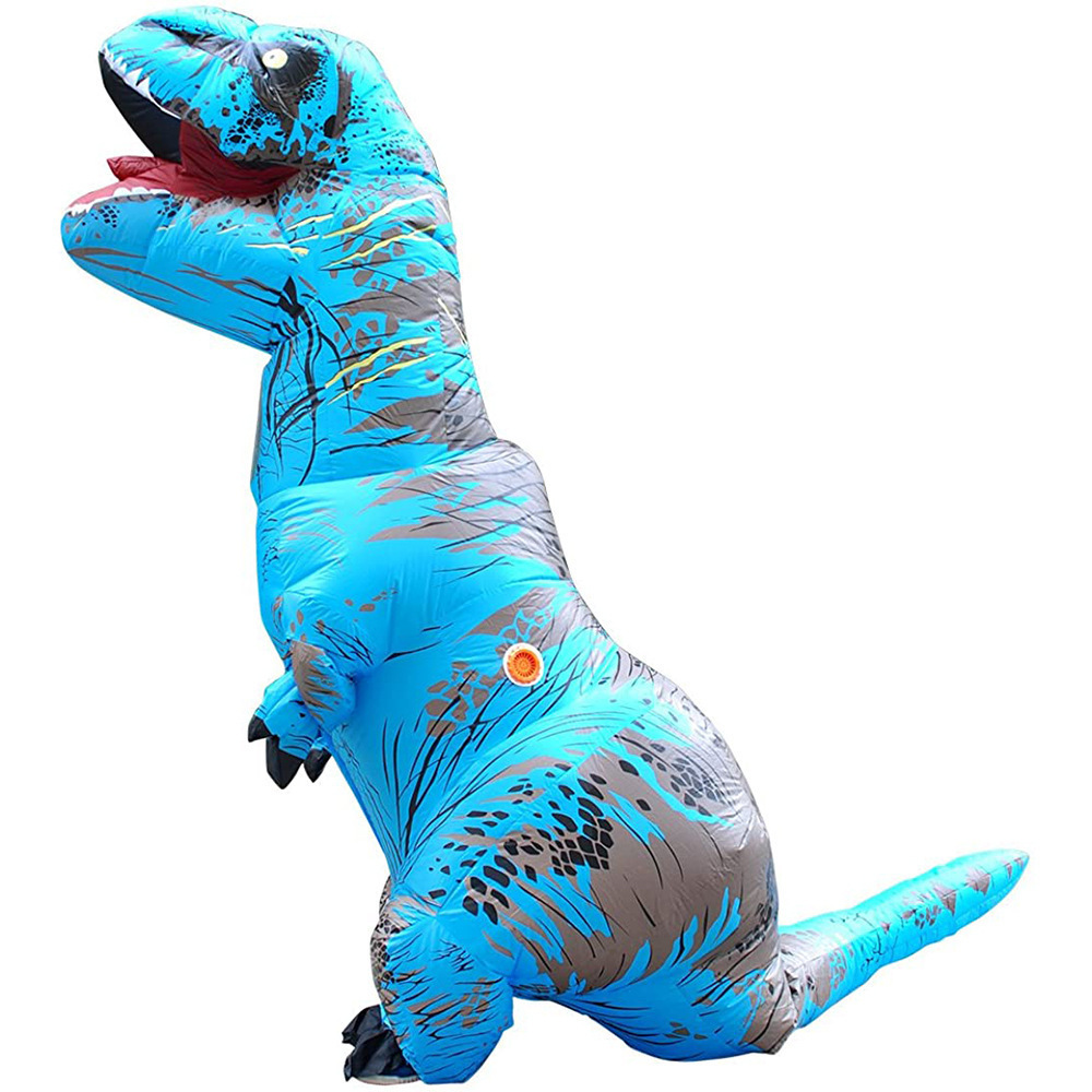 Riding Walking Fat Dinosaur Costume Inflation Suits Animal Inflatable Dinosaur Costume Chub Dragon Cosplay Carton 100% Polyester