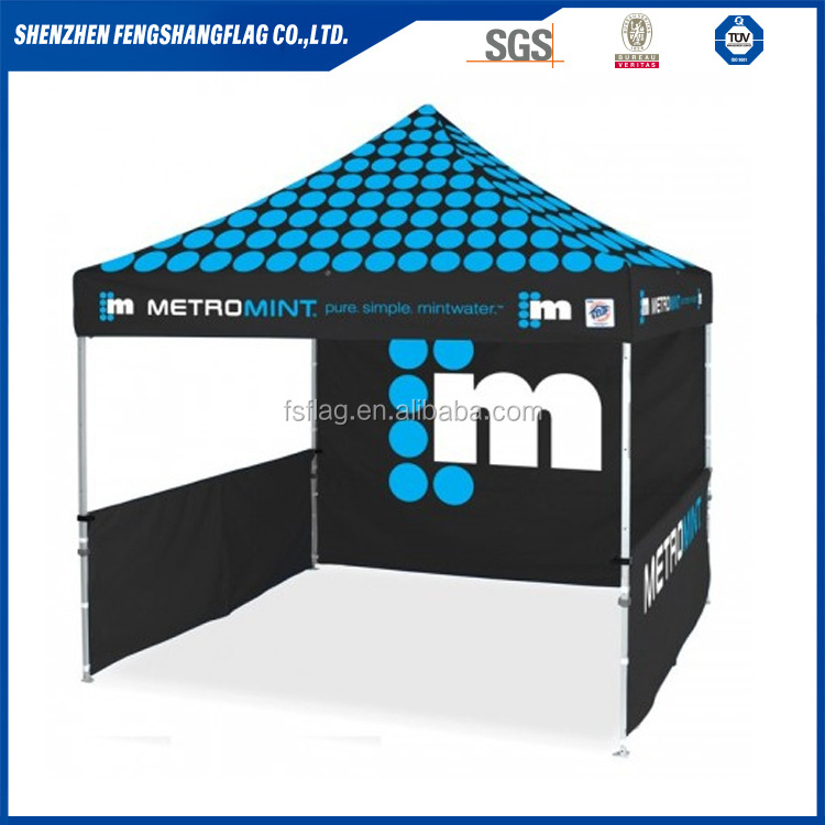 Custom printed 10x20 ft folding canopy tent for outdoor activities trade show tent