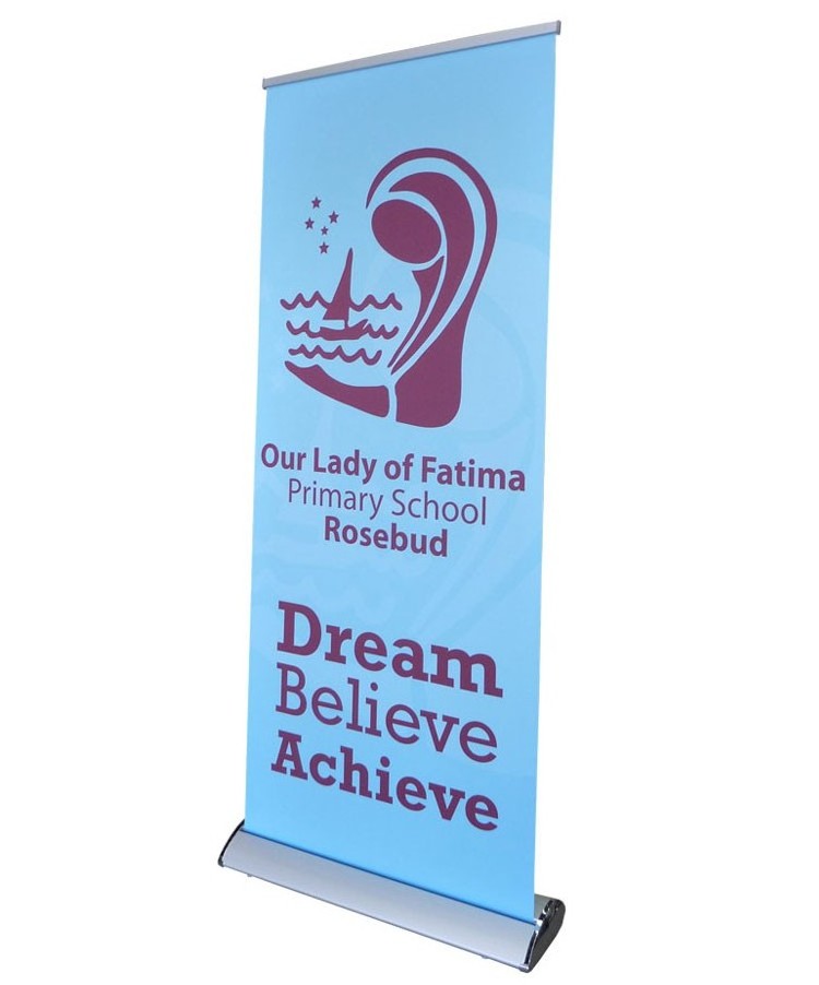 CHEAP advertising equipment outdoor display stand roller up banner stand for sale