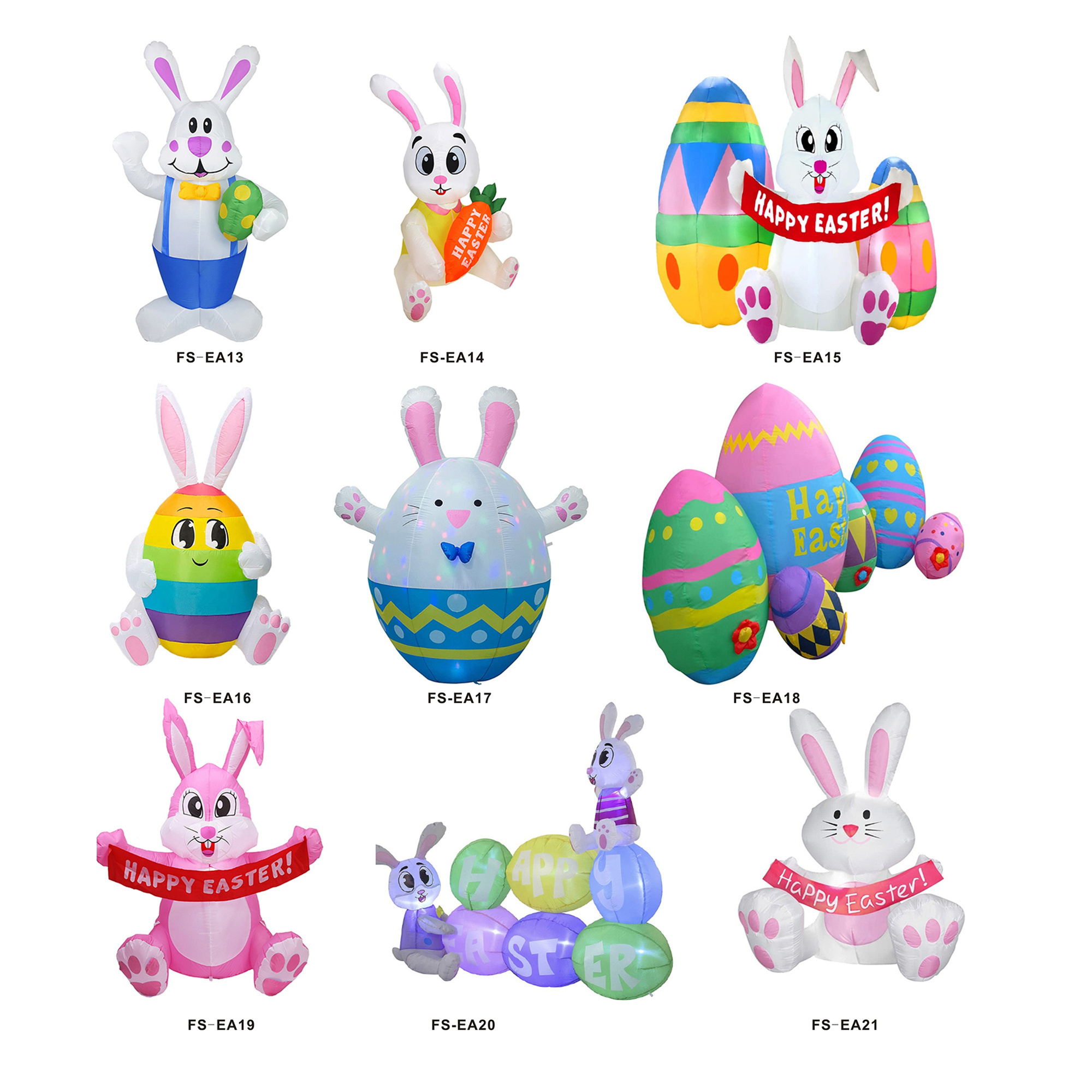 High quality easter cartoon inflatable giant bunny home decoration inflatable easter bunny decor