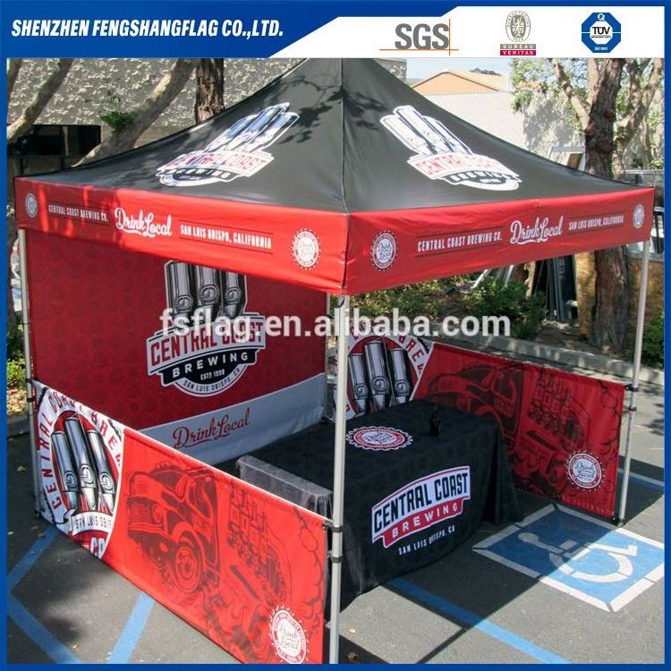 Custom Outdoor Event Folding Banners 3x3 5x5 10x10 Advertising Gazebo Trade Show Canopy Tent