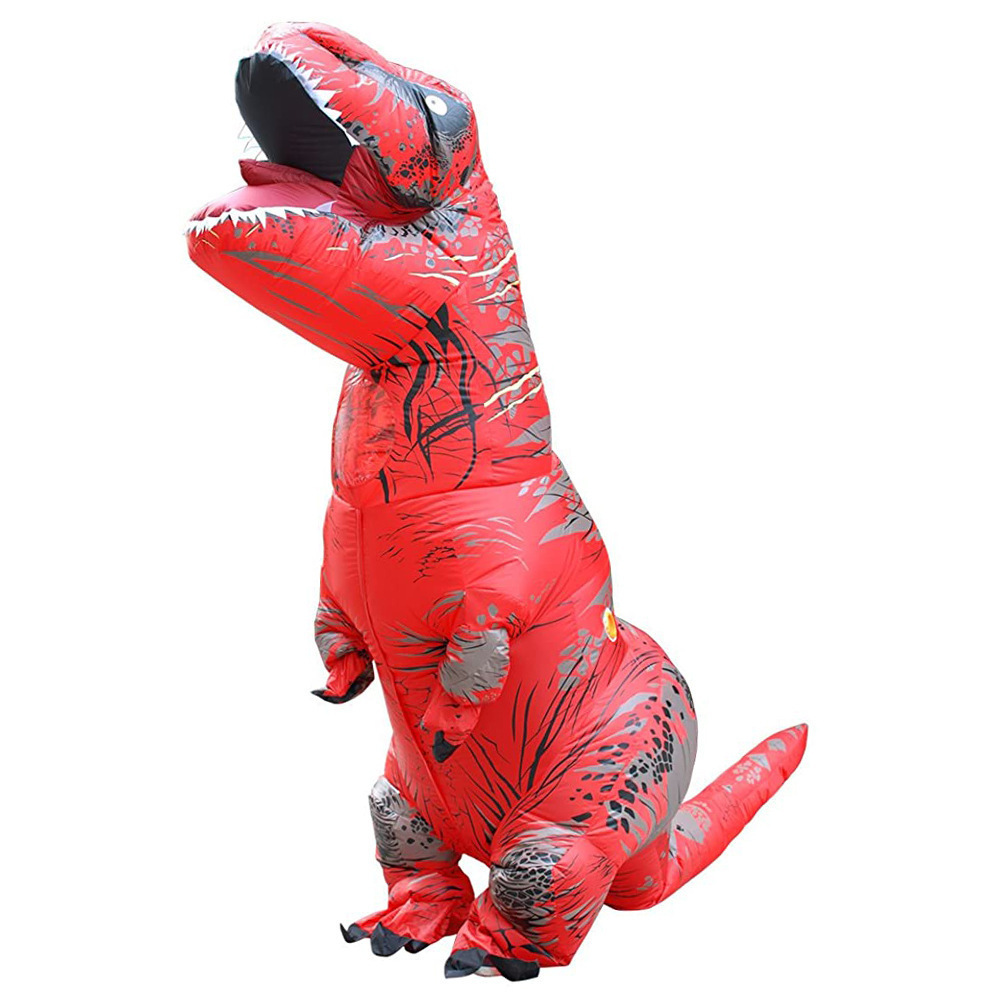 Riding Walking Fat Dinosaur Costume Inflation Suits Animal Inflatable Dinosaur Costume Chub Dragon Cosplay Carton 100% Polyester