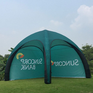 Outdoor Oxford Cloth Automatic Inflatable Advertising Marquee Gazebo House Cabin Custom Event Giant Dome Inflatable Camping Tent