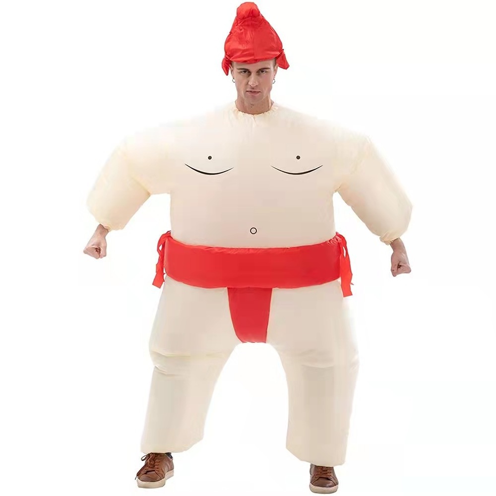 Children Funny Fat Costume Cartoon Line Creative Toy Doll Props Fighting Inflatable Sumo Game Inflatables Suits