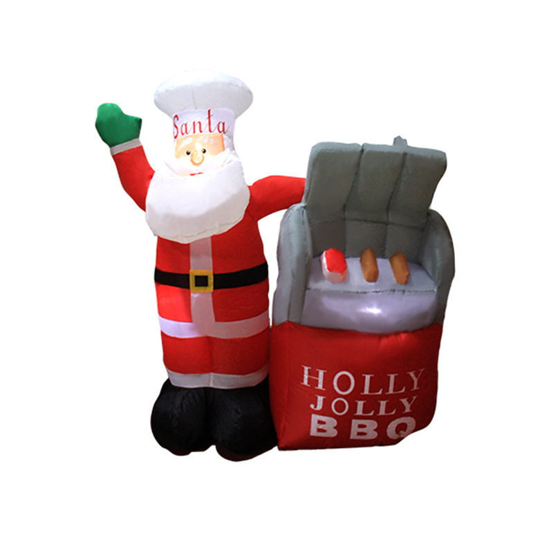 New design Christmas garden decoration inflatable Santa Claus garden decoration inflatable model