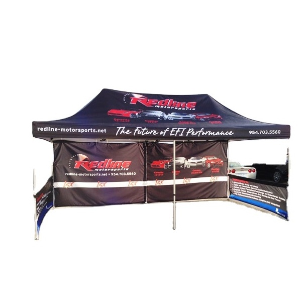 Custom printed tent oxford Outdoor Canopy Tent Aluminum Pop Up economic 3x3m tent gazebo