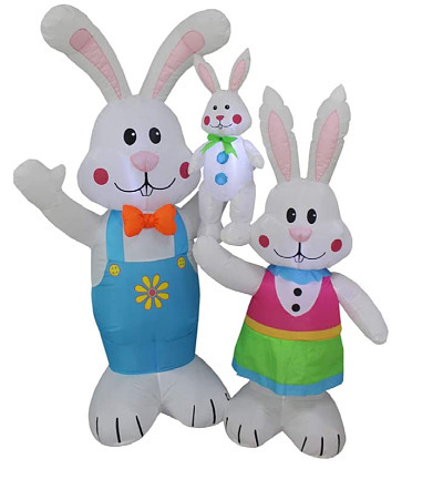 High quality easter cartoon inflatable giant bunny home decoration inflatable easter bunny decor