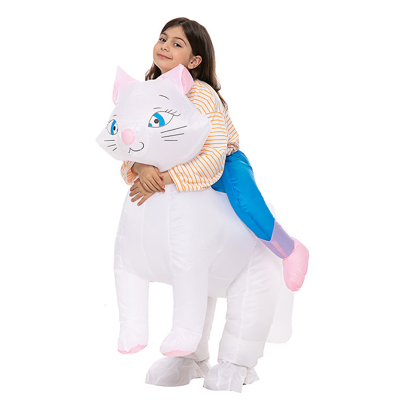 Kids Party Anime Suit Cow Pig Fox Panda Dinosaur Monster Boys Girls Animal Inflatable Costume Suit