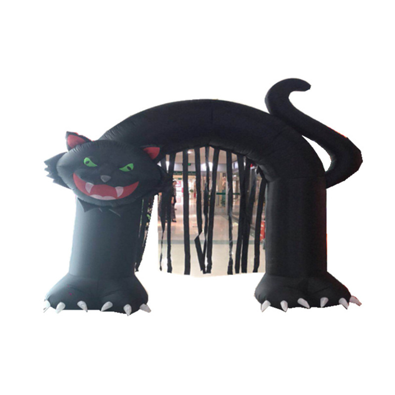 Halloween inflatable arches castle black cat inflatable model party holiday decoration