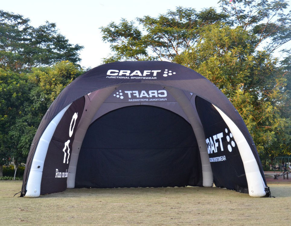 Huge Portable Automatic Oxford Pvc Fabric Inflatable Party Glamping Tent For Sale Black Self Giant Square Inflatable Dome Tent