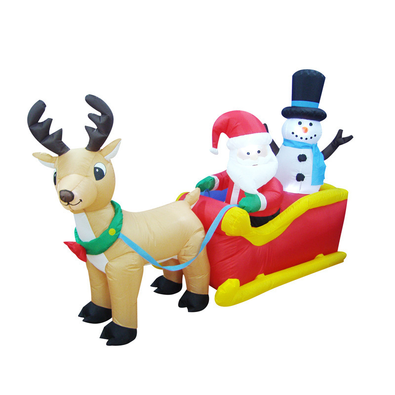 Hot Sale Christmas Elk Inflatable Model Christmas Party Garden Decoration Reindeer Inflatable Model