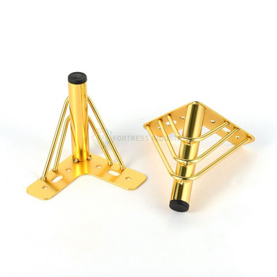 Furniture Accessories Replacement Furniture Legs Sofa Iron Leg Rest Sofa Top Plate Iron Gold Sofal Hardware Leg