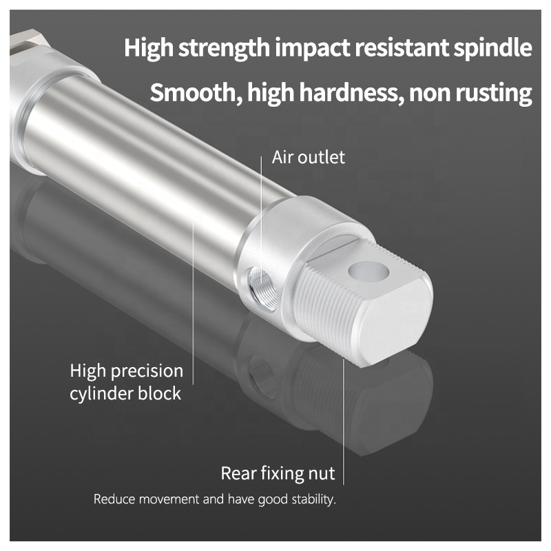 MA Series double/single acting stainless steel Pneumatic Cylinder Bore mini pneumatic air cylinder PT/NPT port16/20/25/32/40mm